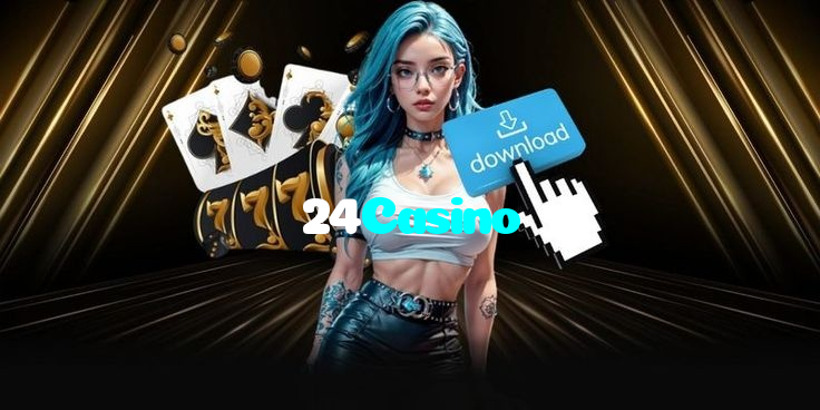 24Casino casino presented on mobile device in Pakistan with slots and live games
